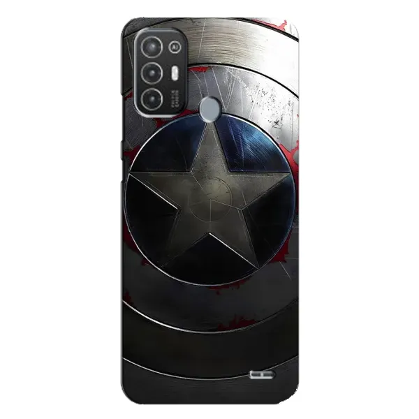 Чехол с рисунком «Ретро Щит Капитана» для TECNO Pop 6 Pro (BE8) Чехол с рисунком «Ретро Щит Капитана» для TECNO Pop 6 Pro (BE8)