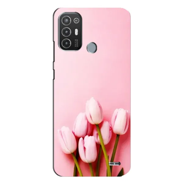 Чехол с рисунком «Розовые тюльпаны» для TECNO Pop 6 Pro (BE8) Чехол с рисунком «Розовые тюльпаны» для TECNO Pop 6 Pro (BE8)