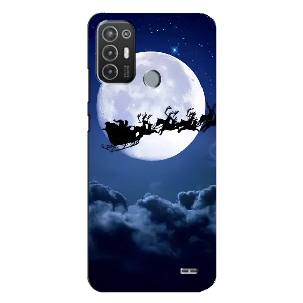 Чехол с рисунком «Санта - луна» для TECNO Pop 6 Pro (BE8) Чехол с рисунком «Санта - луна» для TECNO Pop 6 Pro (BE8)