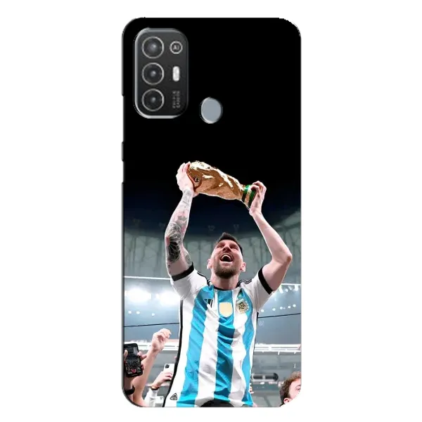 Чохол з малюнком «Щасливий Мессі» для TECNO Pop 6 Pro (BE8) Чохол з малюнком «Щасливий Мессі» для TECNO Pop 6 Pro (BE8)