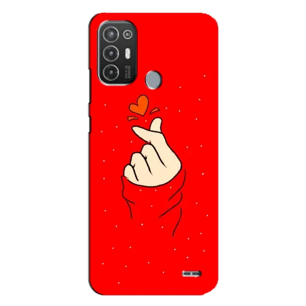 Чохол з малюнком «Сердечко на червоному» для TECNO Pop 6 Pro (BE8) Чохол з малюнком «Сердечко на червоному» для TECNO Pop 6 Pro (BE8)