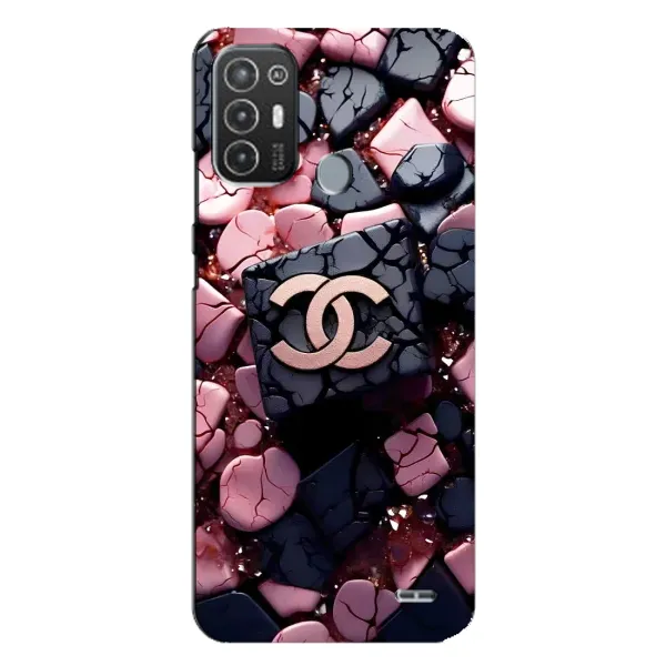 Чехол с рисунком «Шанель» для TECNO Pop 6 Pro (BE8) Чехол с рисунком «Шанель» для TECNO Pop 6 Pro (BE8)