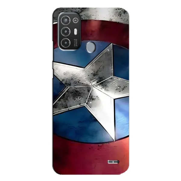 Чехол с рисунком «Щит Капитана Америки» для TECNO Pop 6 Pro (BE8) Чехол с рисунком «Щит Капитана Америки» для TECNO Pop 6 Pro (BE8)