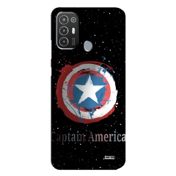 Чехол с рисунком «Щит Капитана» для TECNO Pop 6 Pro (BE8) Чехол с рисунком «Щит Капитана» для TECNO Pop 6 Pro (BE8)