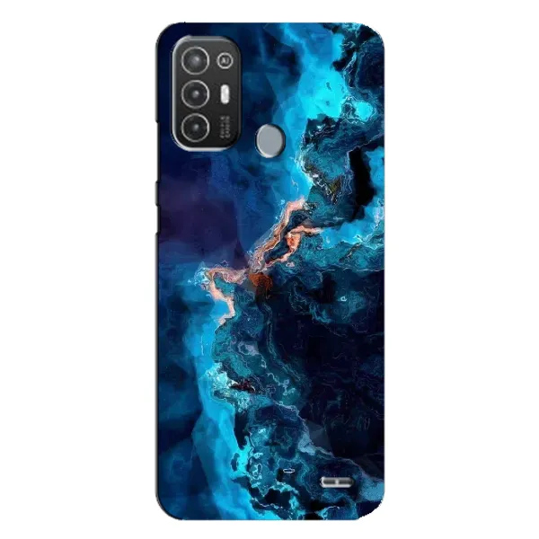 Чехол с рисунком «Синий мрамор» для TECNO Pop 6 Pro (BE8) Чехол с рисунком «Синий мрамор» для TECNO Pop 6 Pro (BE8)