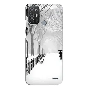 Чехлы на Новый Год TECNO Pop 6 Pro (BE8) (Снегом замело)