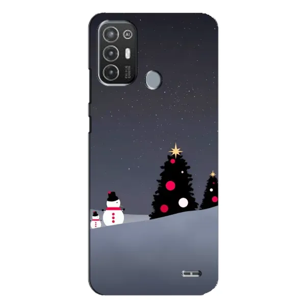 Чехол с рисунком «Снеговички» для TECNO Pop 6 Pro (BE8) Чехол с рисунком «Снеговички» для TECNO Pop 6 Pro (BE8)