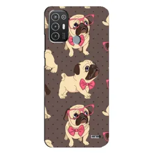 Чохол (ТПУ) Милі песики для TECNO Pop 6 Pro (BE8) (Песик Мопсікі)