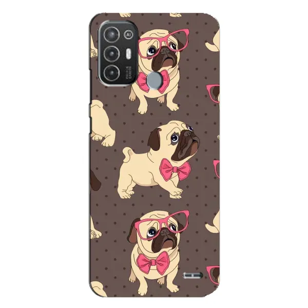 Чехол с рисунком «Собачки Мопсики» для TECNO Pop 6 Pro (BE8) Чехол с рисунком «Собачки Мопсики» для TECNO Pop 6 Pro (BE8)