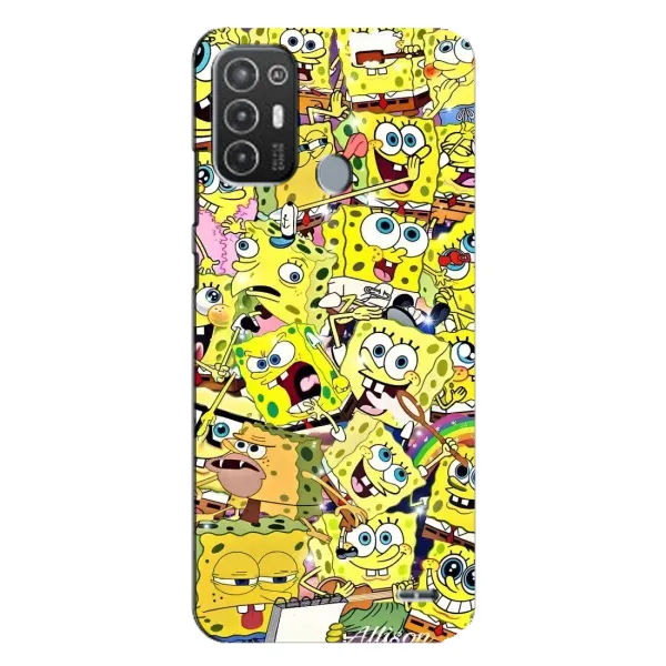 Чехол с рисунком «Спанч Боб Арт» для TECNO Pop 6 Pro (BE8) Чехол с рисунком «Спанч Боб Арт» для TECNO Pop 6 Pro (BE8)