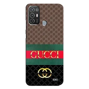 Чохли бренд ГУЧЧІ для TECNO Pop 6 Pro (BE8) (Стиль GUCCI)