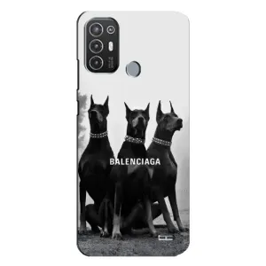 Чохол ДОБЕРМАН для TECNO Pop 6 Pro (BE8) (Три добермана)