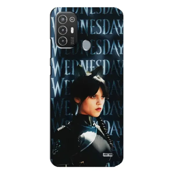 Чехол с рисунком «Уэнздей с ушками» для TECNO Pop 6 Pro (BE8) Чехол с рисунком «Уэнздей с ушками» для TECNO Pop 6 Pro (BE8)