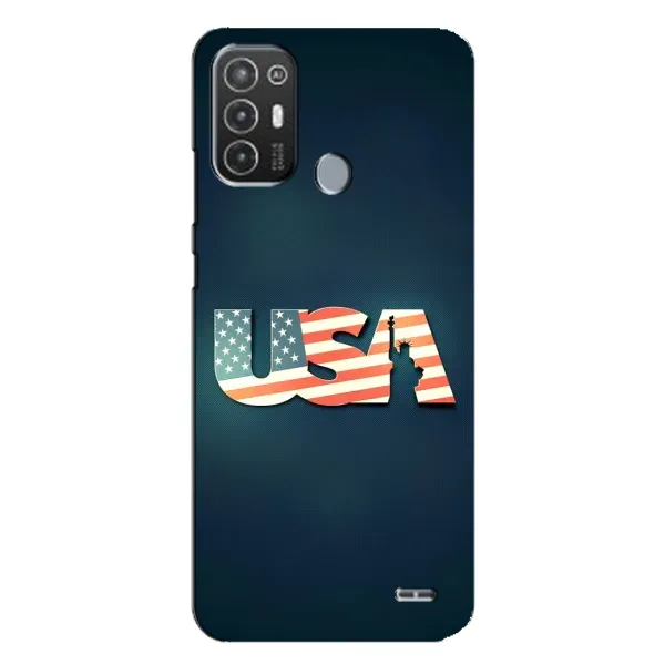Чехол с рисунком «USA» для TECNO Pop 6 Pro (BE8) Чехол с рисунком «USA» для TECNO Pop 6 Pro (BE8)