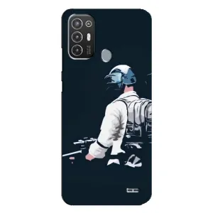 Чохол з картинкою "Герой Pubg" на TECNO Pop 6 Pro (BE8) (В екіперівці)