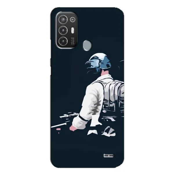 Чехол с рисунком «В экиперовке» для TECNO Pop 6 Pro (BE8)