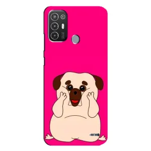 Чохол (ТПУ) Милі песики для TECNO Pop 6 Pro (BE8) (Веселий Мопсік)