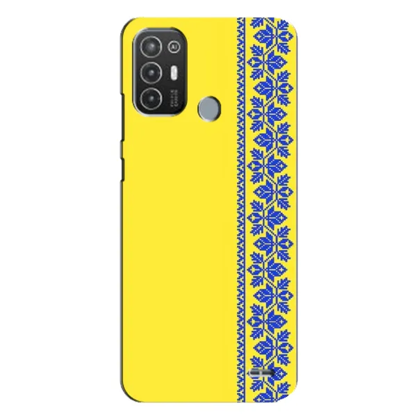 Чехол с рисунком «Вышиванка на желтом» для TECNO Pop 6 Pro (BE8) Чехол с рисунком «Вышиванка на желтом» для TECNO Pop 6 Pro (BE8)