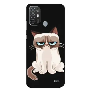 Чехол на тематику: Коты для TECNO Pop 6 Pro (BE8) (Взгляд кота)