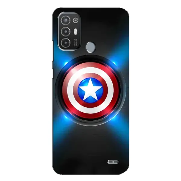 Чехол с рисунком «Яркий Щит Капитана» для TECNO Pop 6 Pro (BE8) Чехол с рисунком «Яркий Щит Капитана» для TECNO Pop 6 Pro (BE8)