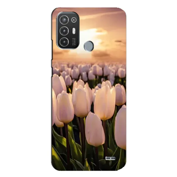 Чехол с рисунком «Закат с цветами» для TECNO Pop 6 Pro (BE8) Чехол с рисунком «Закат с цветами» для TECNO Pop 6 Pro (BE8)
