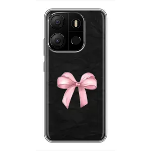 Чехол банты для Tecno Pop 7 Pro (Бантик)