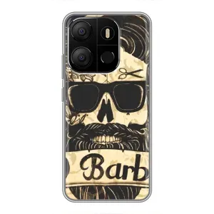 Силіконовий бампер (Працівники) на Tecno Pop 7 Pro (Барбер шоп)