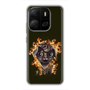 Чехлы на военную тематику для Tecno Pop 7 Pro (Бавовна мем)