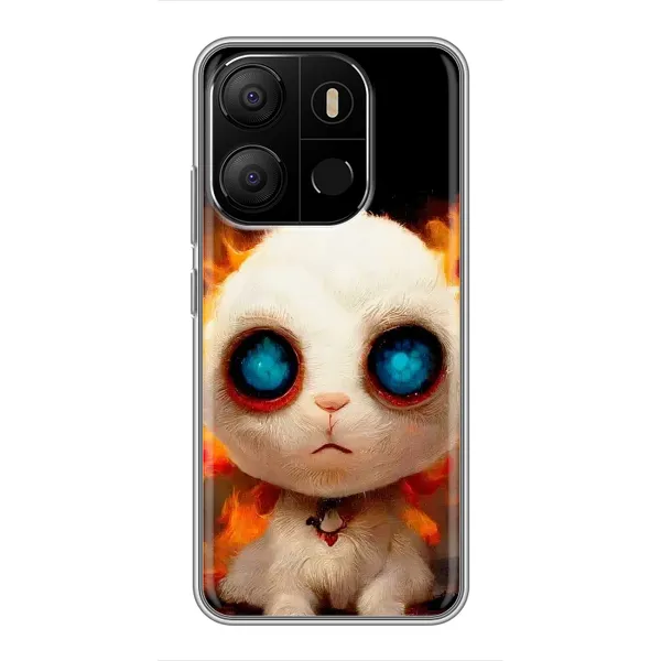 Чохол з малюнком «Бавовнятко» для TECNO Pop 7 Pro Чохол з малюнком «Бавовнятко» для TECNO Pop 7 Pro