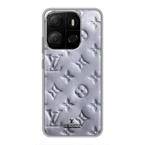 Текстурний Чохол Louis Vuitton для Техно ПОП 7 Про (Білий ЛВ)