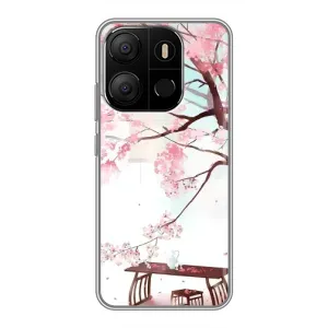 Чохол з картинкою Сакури на Tecno Pop 7 Pro (Чайна церемонія)