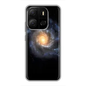 Чохли КОСМОС  на Tecno Pop 7 Pro (Чорна дира)