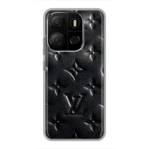 Текстурний Чохол Louis Vuitton для Техно ПОП 7 Про (Чорний ЛВ)