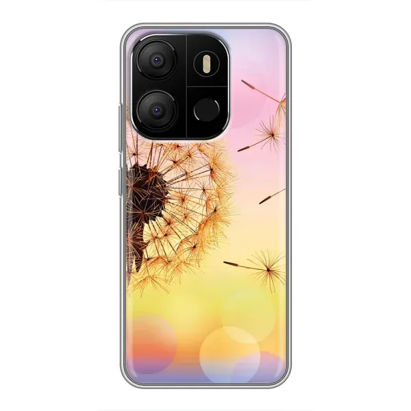 Чехол с рисунком «Цветок-одуванчик» для TECNO Pop 7 Pro Чехол с рисунком «Цветок-одуванчик» для TECNO Pop 7 Pro