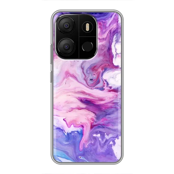 Чехол с рисунком «Фиолетовый мрамор» для TECNO Pop 7 Pro Чехол с рисунком «Фиолетовый мрамор» для TECNO Pop 7 Pro