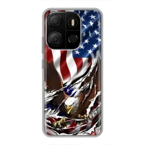 Чохол Прапор USA для Tecno Pop 7 Pro (Прапор USA)