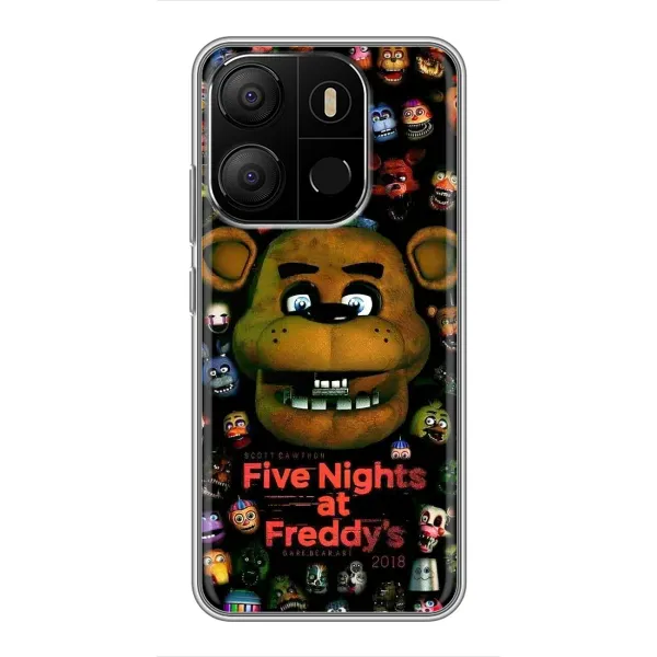 Чехол с рисунком «Freddy» для TECNO Pop 7 Pro