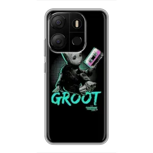 Чехол Супергерои Марвел на Техно Поп 7 Про (Groot)