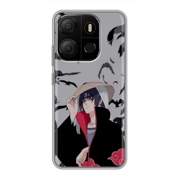 Чехол с рисунком «Итачи Ворони» для TECNO Pop 7 Pro Чехол с рисунком «Итачи Ворони» для TECNO Pop 7 Pro