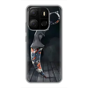 Чохол КІБЕРСПОРТ для Tecno Pop 7 Pro (Кинжал КС ГО)