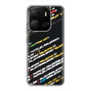 Чехол с рисунком «Код» для TECNO Pop 7 Pro