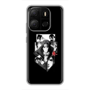 Чохли з принтом Ітачі Учіха на Tecno Pop 7 Pro (Коллаж Ітачі)