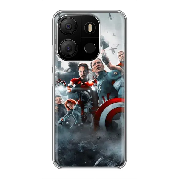 Чехол с рисунком «Команда марвел» для TECNO Pop 7 Pro Чехол с рисунком «Команда марвел» для TECNO Pop 7 Pro