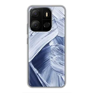 Чехлы со смыслом для Tecno Pop 7 Pro (Краски мазки)