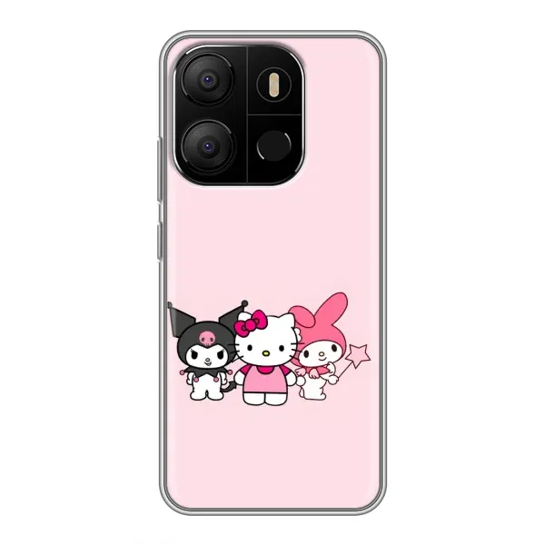 Чехол с рисунком «Куроми Мелоди Китти» для TECNO Pop 7 Pro Чехол с рисунком «Куроми Мелоди Китти» для TECNO Pop 7 Pro