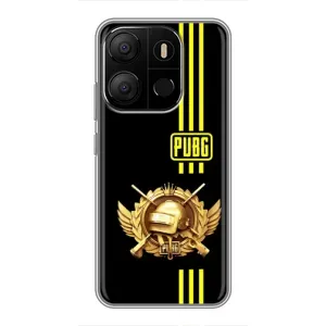 Чехол (TPU) с картинкой "Лого Пабг" на Техно Поп 7 Про (Лого PUPG)