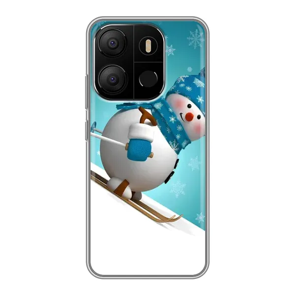 Чехол с рисунком «Лыжник» для TECNO Pop 7 Pro Чехол с рисунком «Лыжник» для TECNO Pop 7 Pro