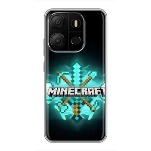 Чохол майнкрафт для Tecno Pop 7 Pro (MineCraft 2)