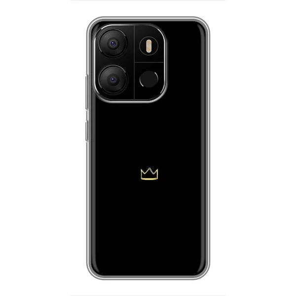 Чехол с рисунком «Мини корона» для TECNO Pop 7 Pro Чехол с рисунком «Мини корона» для TECNO Pop 7 Pro