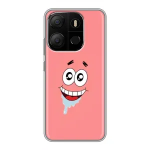 Чохли з Патріком на Tecno Pop 7 Pro (Мордочка Патріка)
